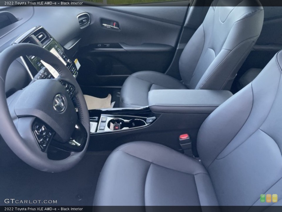 Black Interior Front Seat for the 2022 Toyota Prius XLE AWD-e #144239418