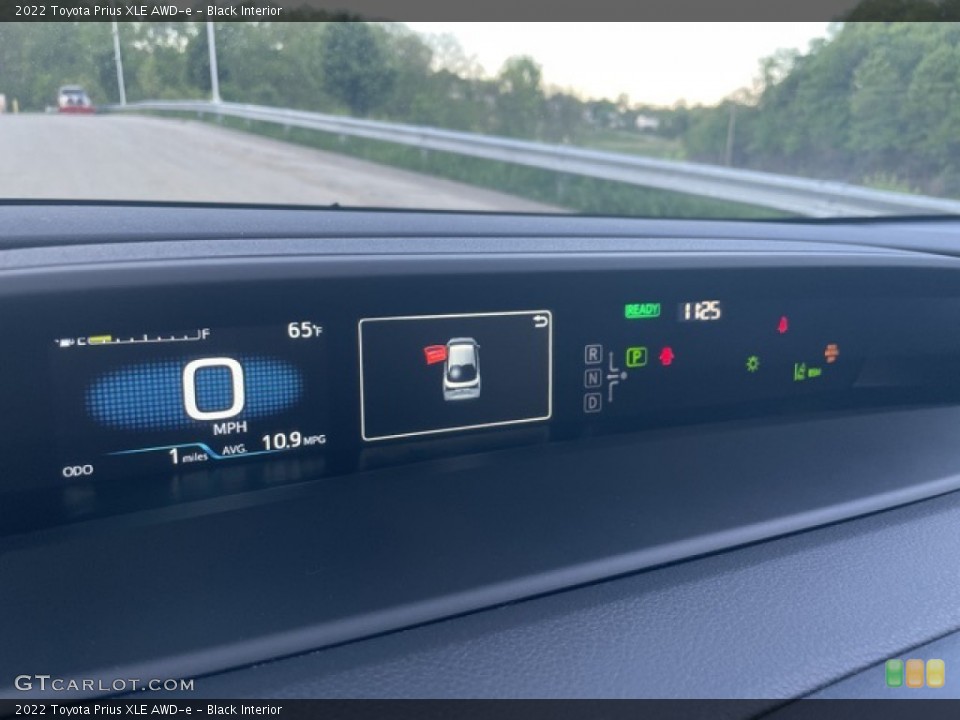 Black Interior Dashboard for the 2022 Toyota Prius XLE AWD-e #144239700