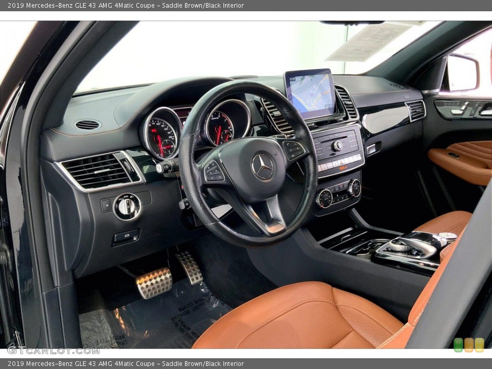 Saddle Brown/Black 2019 Mercedes-Benz GLE Interiors