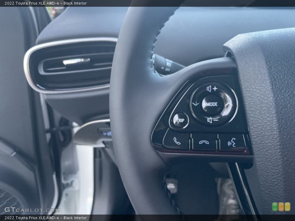 Black Interior Steering Wheel for the 2022 Toyota Prius XLE AWD-e #144239724