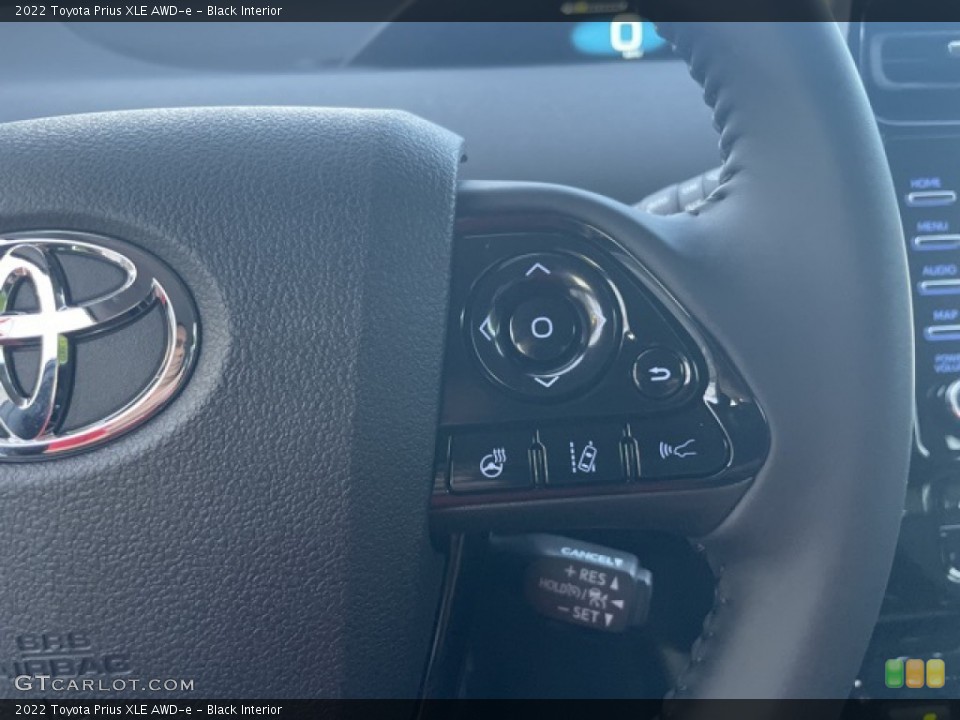 Black Interior Steering Wheel for the 2022 Toyota Prius XLE AWD-e #144239748