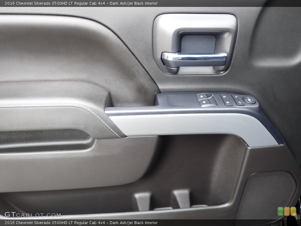 Dark Ash/Jet Black Interior Door Panel for the 2016 Chevrolet Silverado 3500HD LT Regular Cab 4x4 #144240357