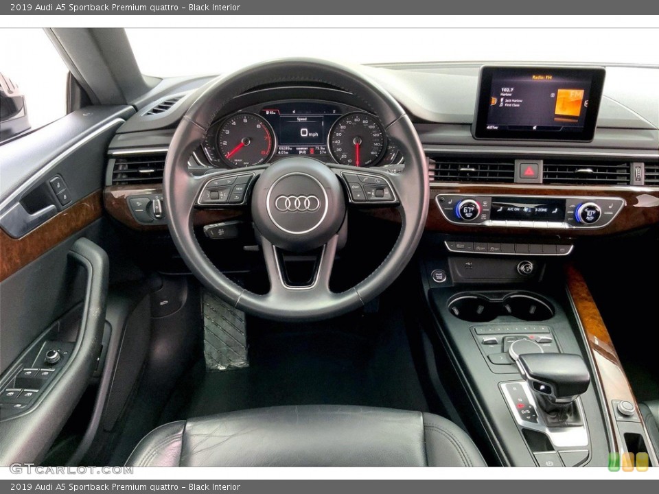 Black Interior Dashboard for the 2019 Audi A5 Sportback Premium quattro #144240411