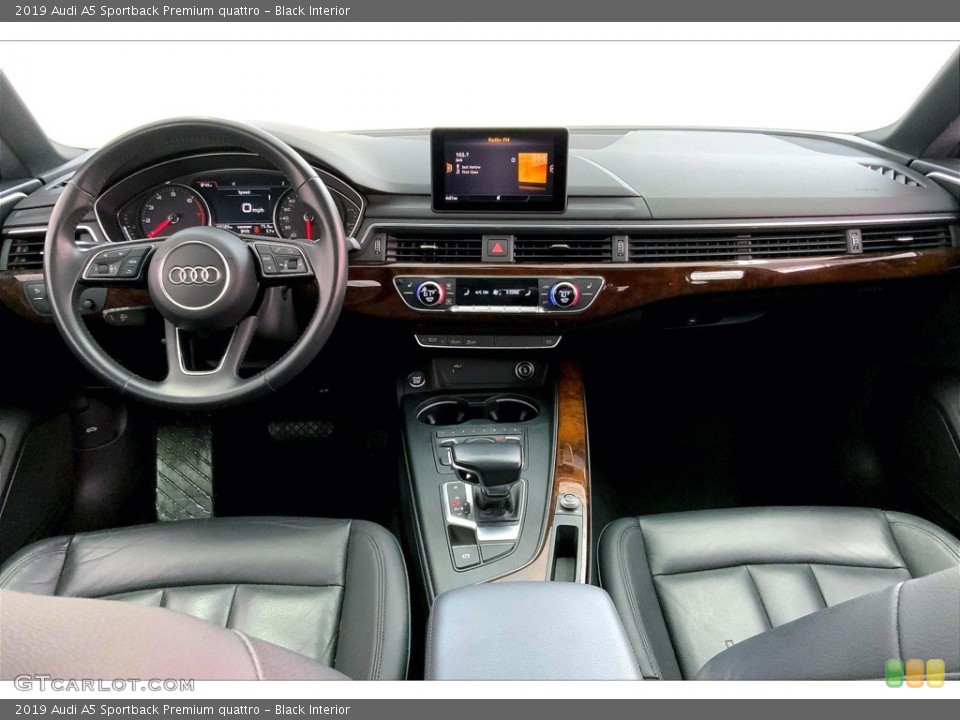 Black Interior Dashboard for the 2019 Audi A5 Sportback Premium quattro #144240717