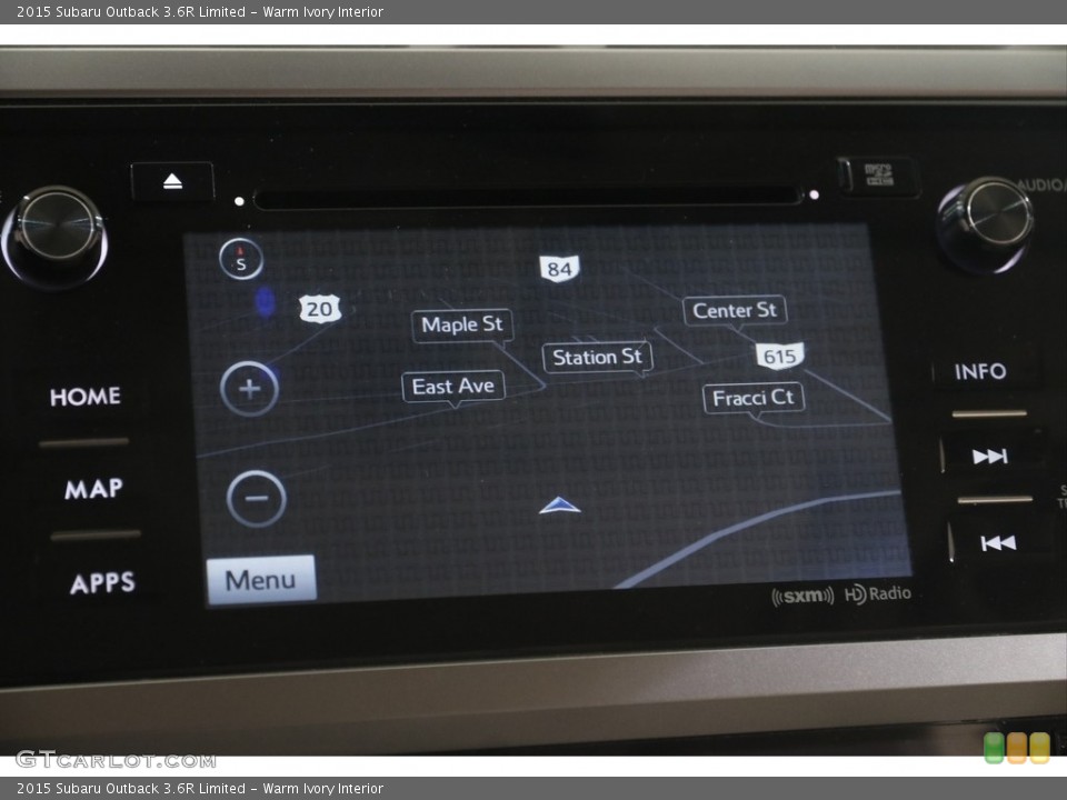 Warm Ivory Interior Navigation for the 2015 Subaru Outback 3.6R Limited #144240909