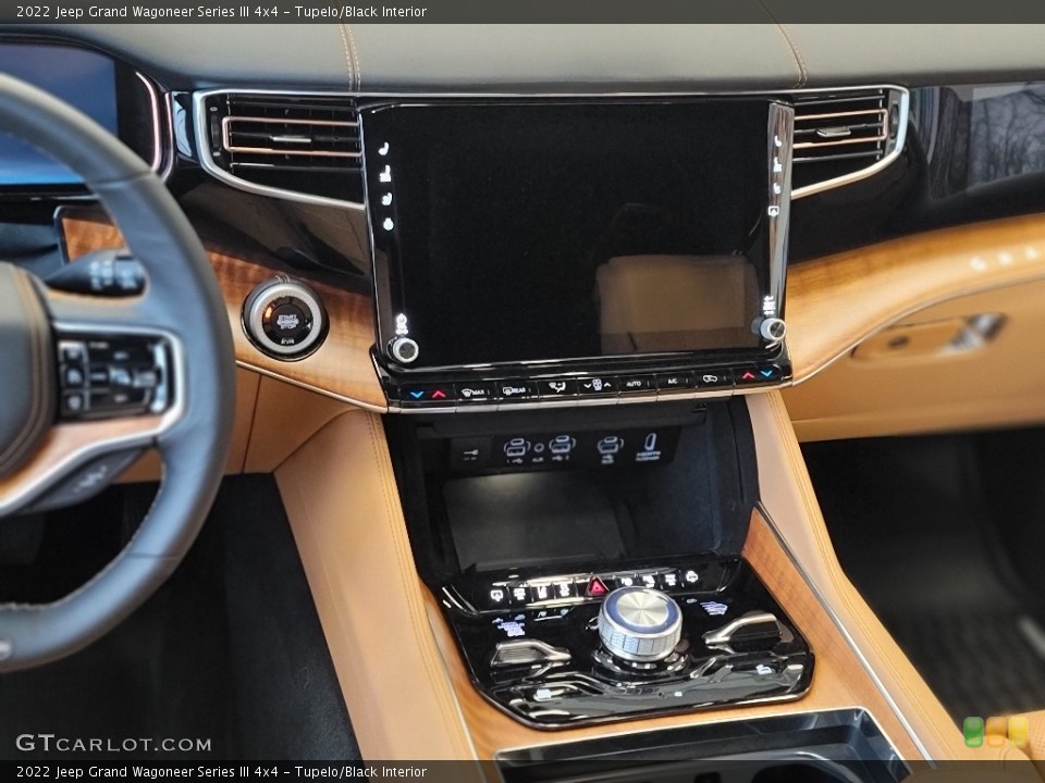 Tupelo/Black Interior Controls for the 2022 Jeep Grand Wagoneer Series III 4x4 #144241488