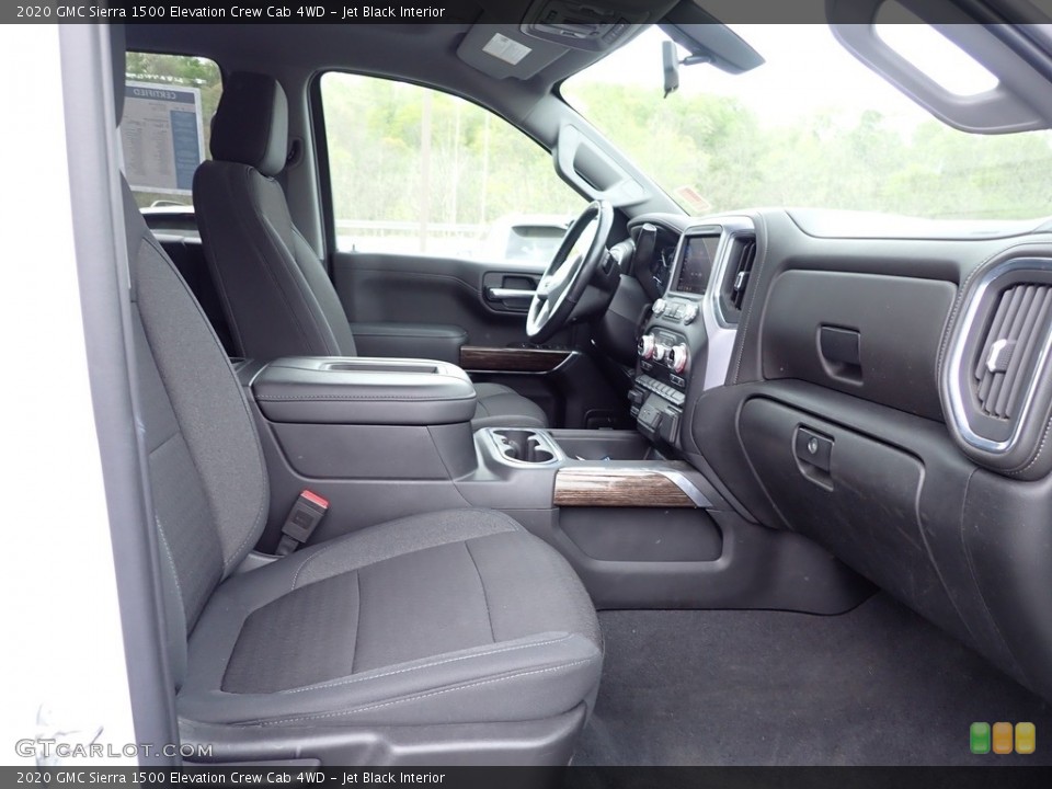 Jet Black Interior Front Seat for the 2020 GMC Sierra 1500 Elevation Crew Cab 4WD #144244113