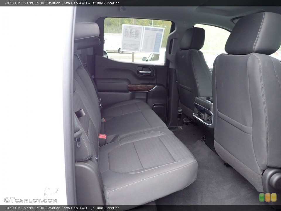 Jet Black Interior Rear Seat for the 2020 GMC Sierra 1500 Elevation Crew Cab 4WD #144244134