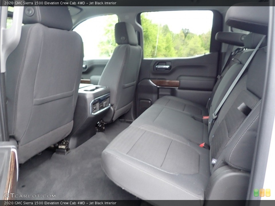 Jet Black Interior Rear Seat for the 2020 GMC Sierra 1500 Elevation Crew Cab 4WD #144244161