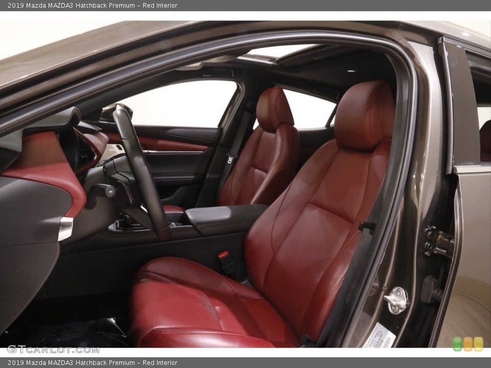Red Interior Photo for the 2019 Mazda MAZDA3 Hatchback Premium #144244857