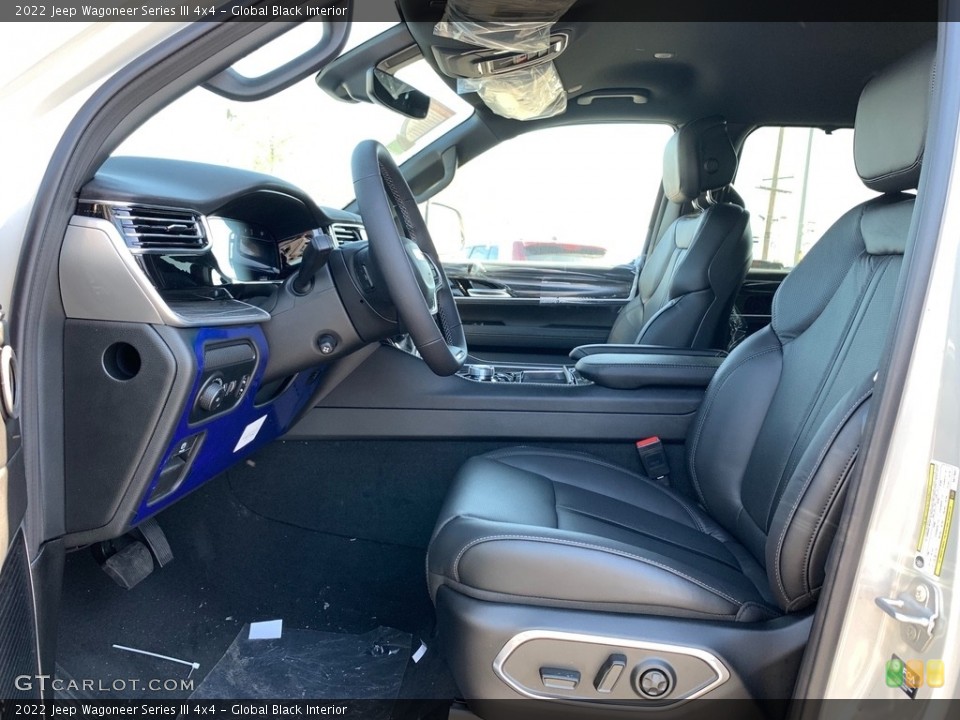 Global Black Interior Front Seat for the 2022 Jeep Wagoneer Series III 4x4 #144246150