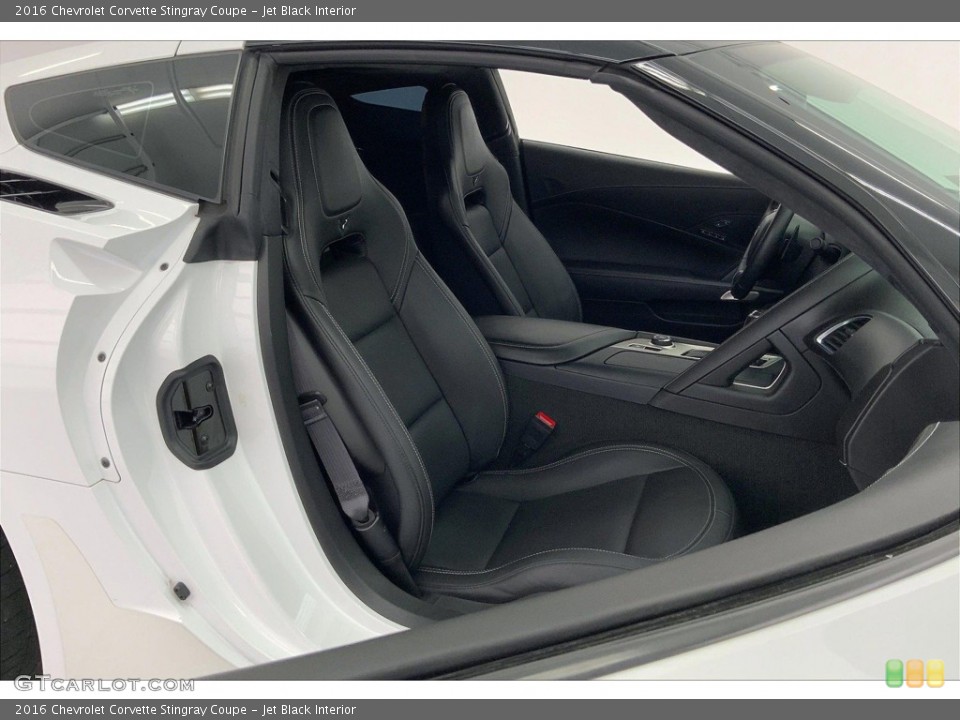Jet Black Interior Photo for the 2016 Chevrolet Corvette Stingray Coupe #144246288