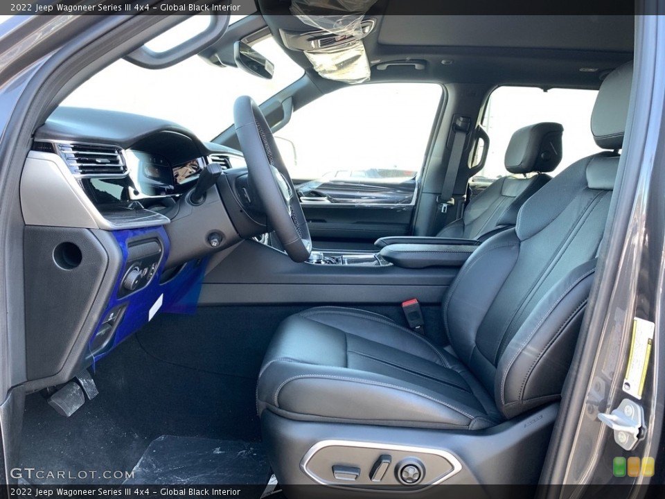Global Black Interior Front Seat for the 2022 Jeep Wagoneer Series III 4x4 #144246558