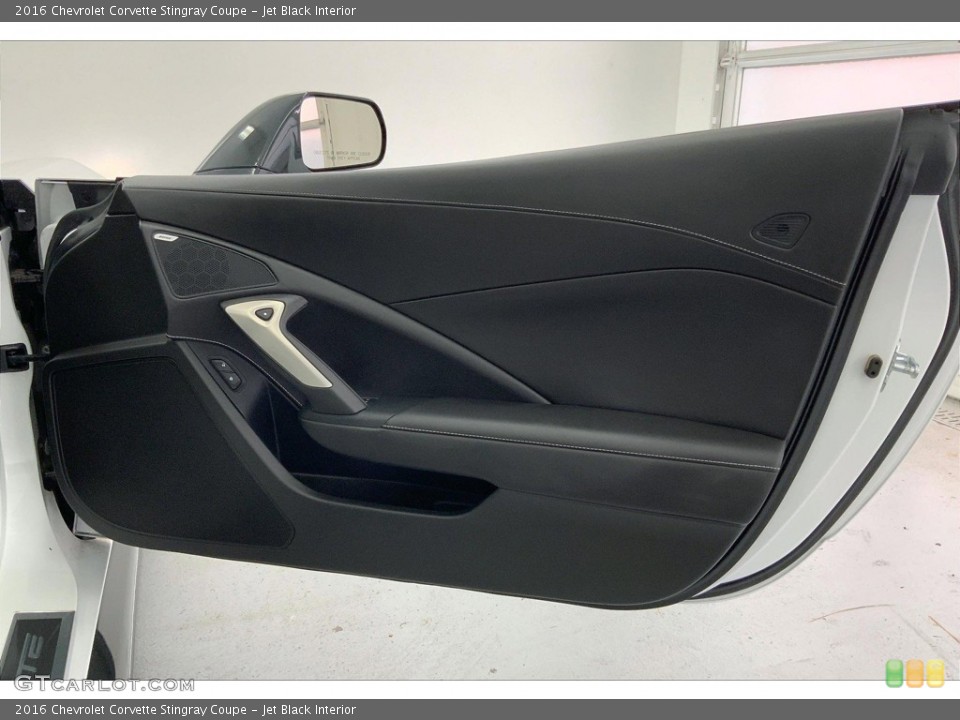 Jet Black Interior Door Panel for the 2016 Chevrolet Corvette Stingray Coupe #144246756