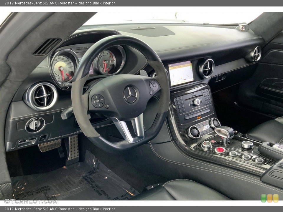 designo Black Interior Dashboard for the 2012 Mercedes-Benz SLS AMG Roadster #144247377