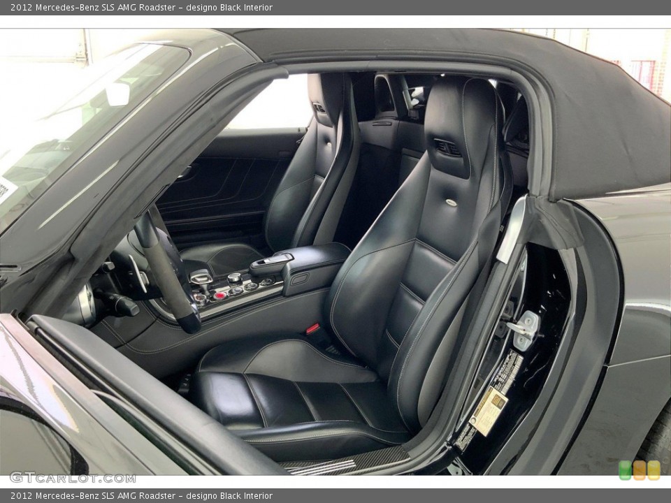 designo Black Interior Front Seat for the 2012 Mercedes-Benz SLS AMG Roadster #144247485