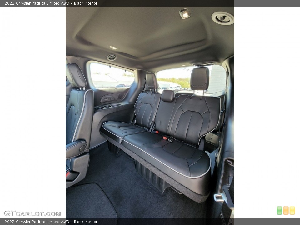 Black Interior Rear Seat for the 2022 Chrysler Pacifica Limited AWD #144249654