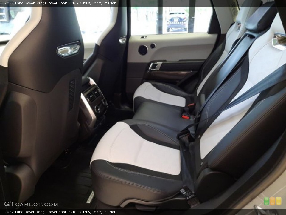 Cirrus/Ebony Interior Rear Seat for the 2022 Land Rover Range Rover Sport SVR #144250395