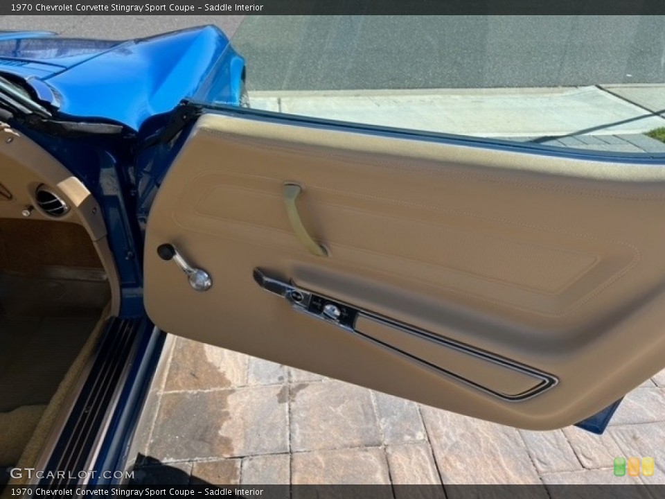 Saddle Interior Door Panel for the 1970 Chevrolet Corvette Stingray Sport Coupe #144250404