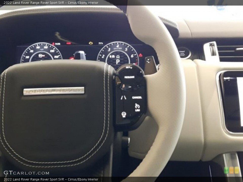 Cirrus/Ebony Interior Steering Wheel for the 2022 Land Rover Range Rover Sport SVR #144250635