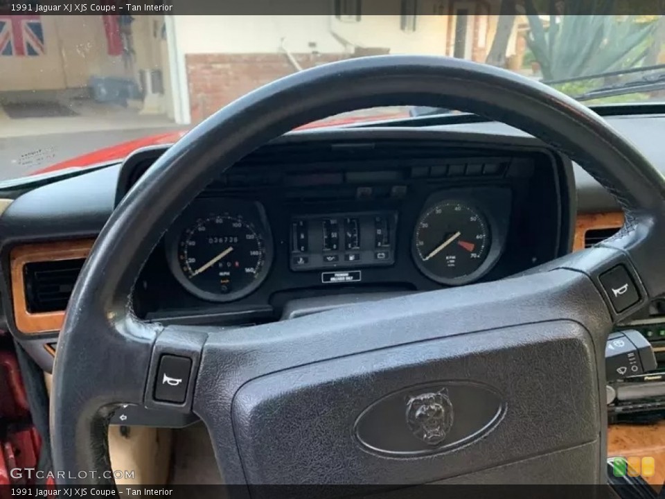 Tan Interior Steering Wheel for the 1991 Jaguar XJ XJS Coupe #144250710