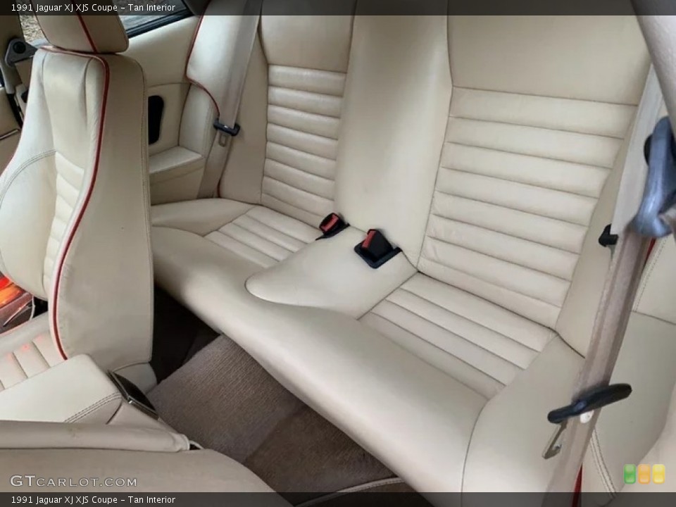 Tan Interior Rear Seat for the 1991 Jaguar XJ XJS Coupe #144250791