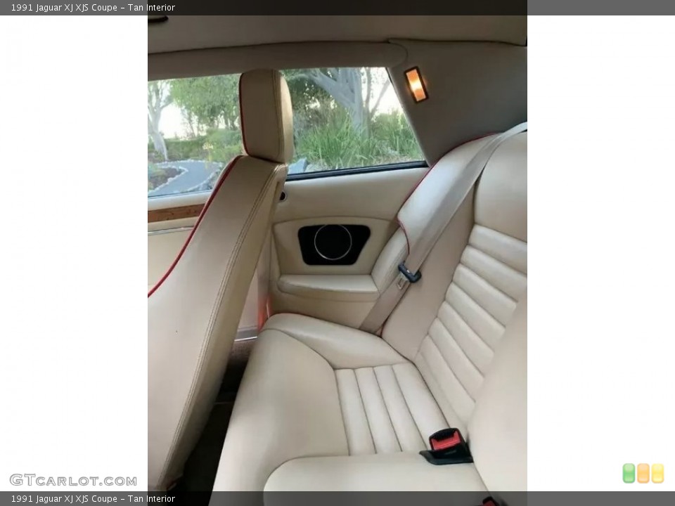 Tan Interior Rear Seat for the 1991 Jaguar XJ XJS Coupe #144250812