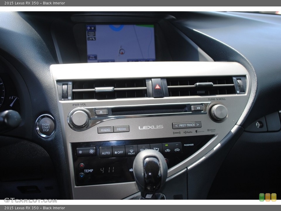 Black Interior Controls for the 2015 Lexus RX 350 #144251073