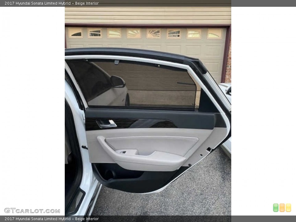 Beige Interior Door Panel for the 2017 Hyundai Sonata Limited Hybrid #144254227