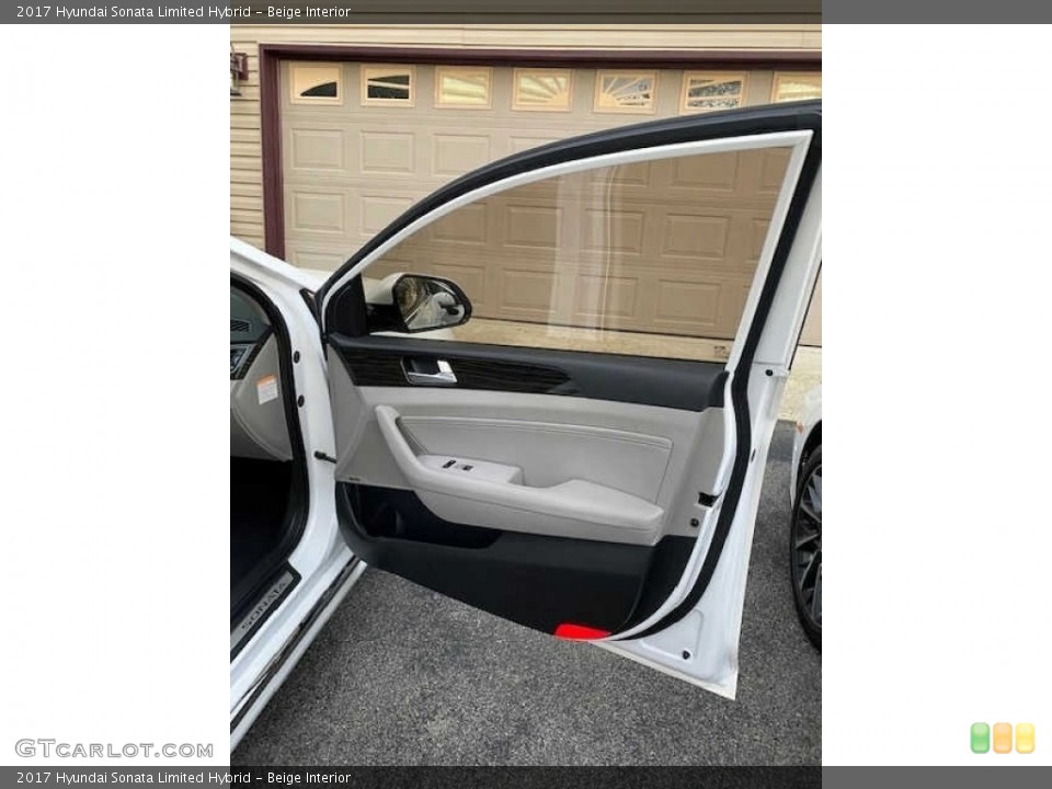Beige Interior Door Panel for the 2017 Hyundai Sonata Limited Hybrid #144254368