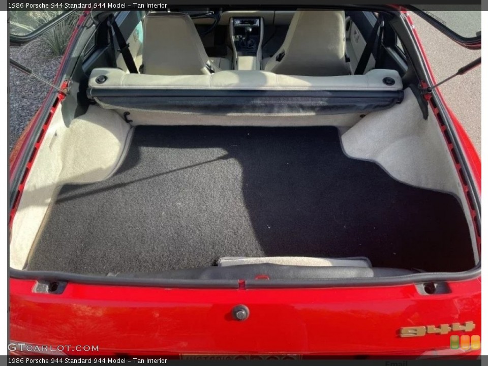 Tan Interior Trunk for the 1986 Porsche 944  #144255819