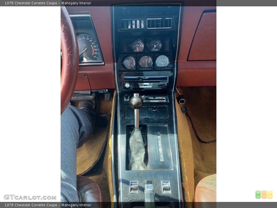 Mahogany Interior Controls for the 1978 Chevrolet Corvette Coupe #144256117