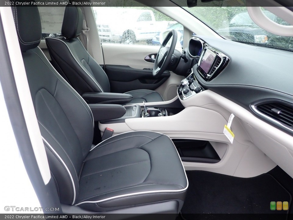 Black/Alloy Interior Front Seat for the 2022 Chrysler Pacifica Limited AWD #144256609
