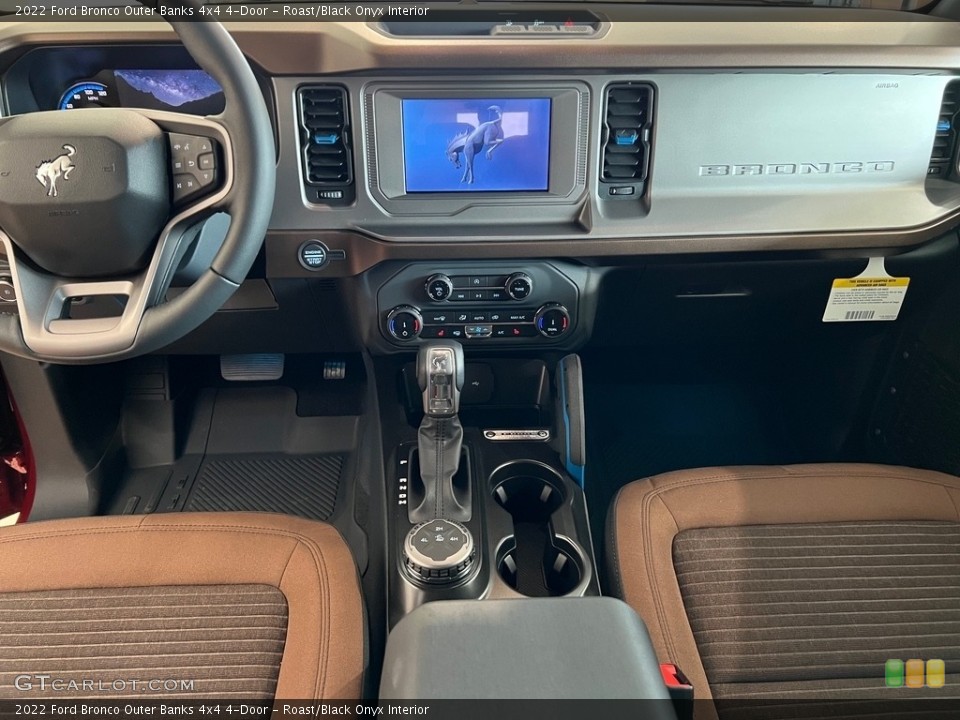 Roast/Black Onyx Interior Dashboard for the 2022 Ford Bronco Outer Banks 4x4 4-Door #144256666