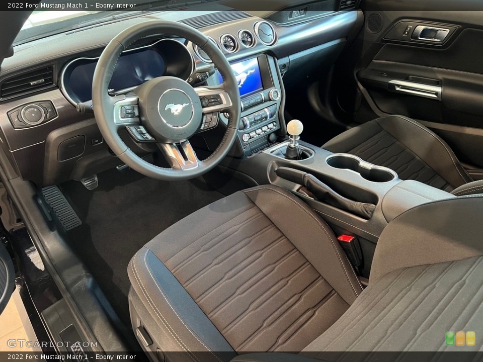 Ebony Interior Photo for the 2022 Ford Mustang Mach 1 #144256846