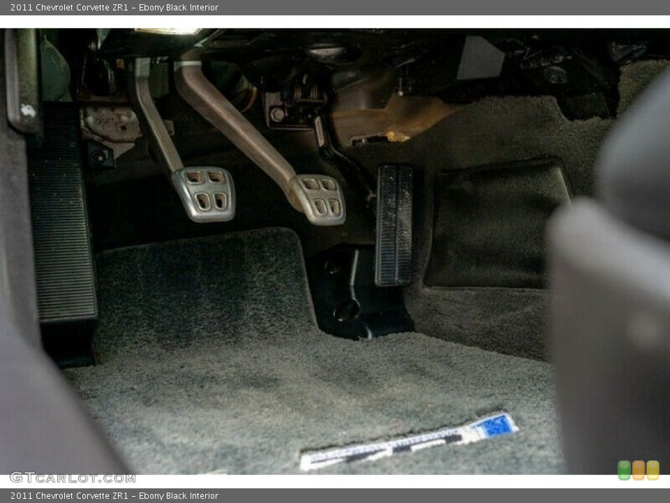Ebony Black Interior Controls for the 2011 Chevrolet Corvette ZR1 #144256966