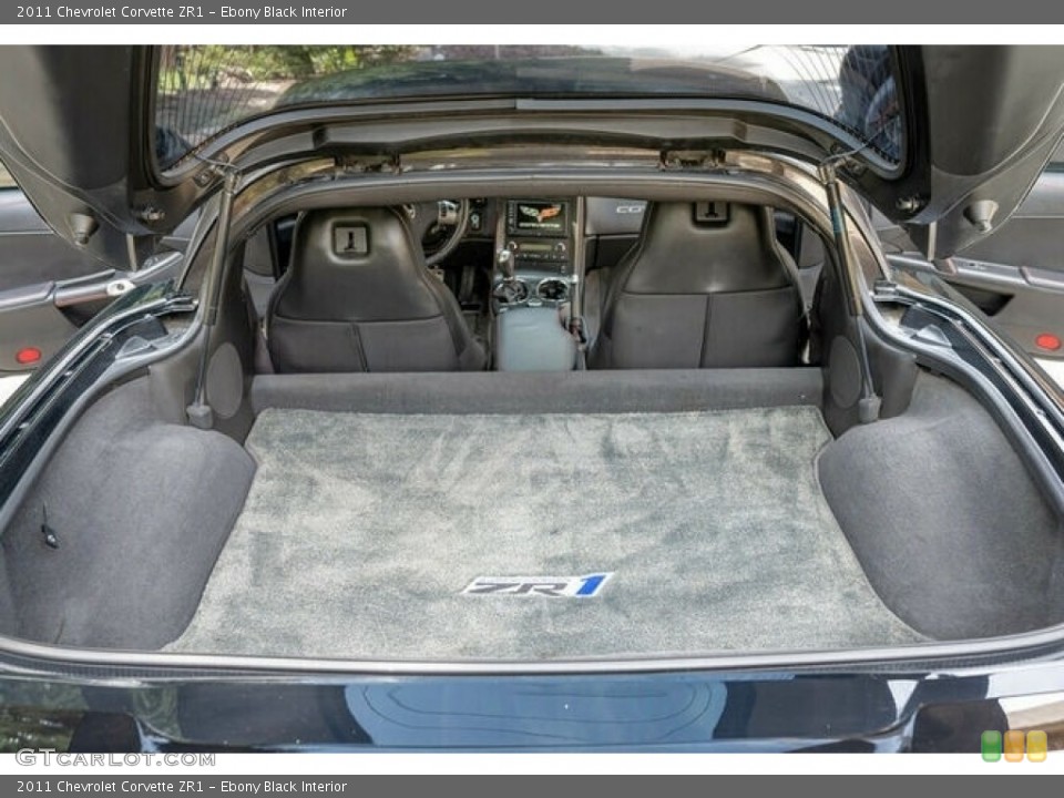Ebony Black Interior Trunk for the 2011 Chevrolet Corvette ZR1 #144256996