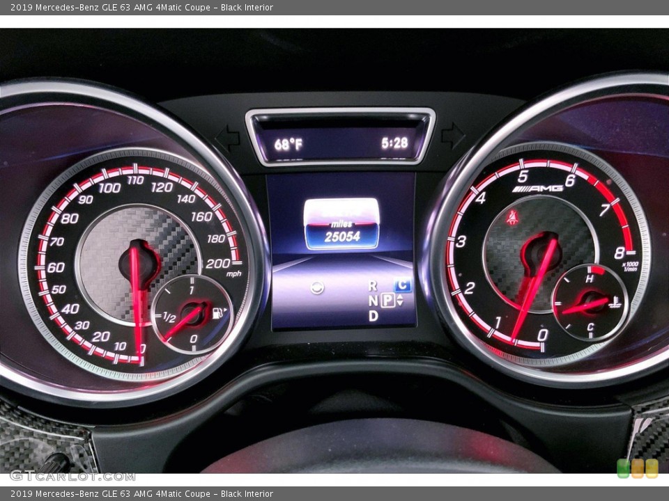 Black Interior Gauges for the 2019 Mercedes-Benz GLE 63 AMG 4Matic Coupe #144257377