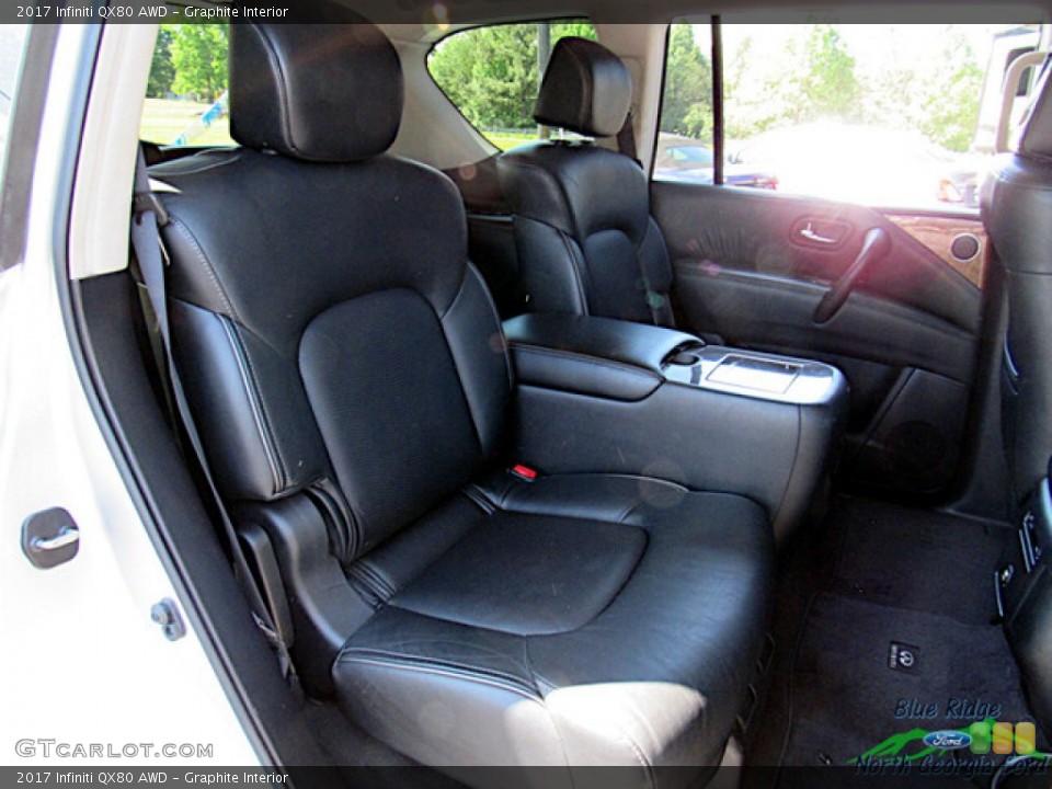 Graphite Interior Rear Seat for the 2017 Infiniti QX80 AWD #144258070