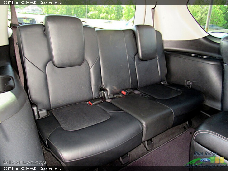 Graphite Interior Rear Seat for the 2017 Infiniti QX80 AWD #144258088