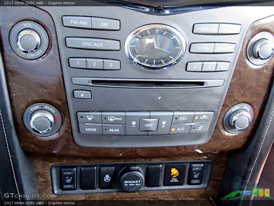 Graphite Interior Controls for the 2017 Infiniti QX80 AWD #144258253