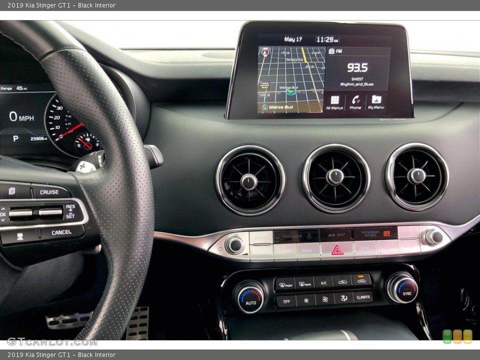 Black Interior Controls for the 2019 Kia Stinger GT1 #144258409