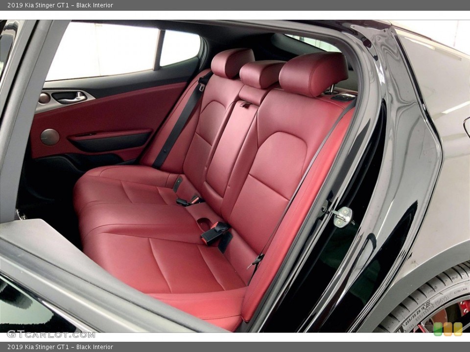 Black Interior Rear Seat for the 2019 Kia Stinger GT1 #144258700