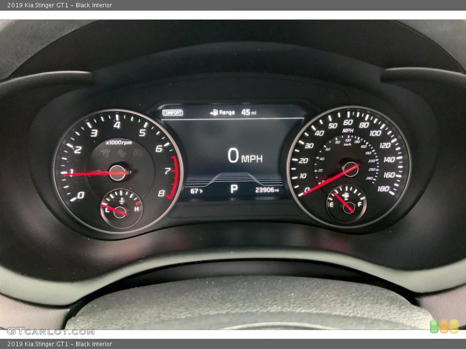 Black Interior Gauges for the 2019 Kia Stinger GT1 #144258760