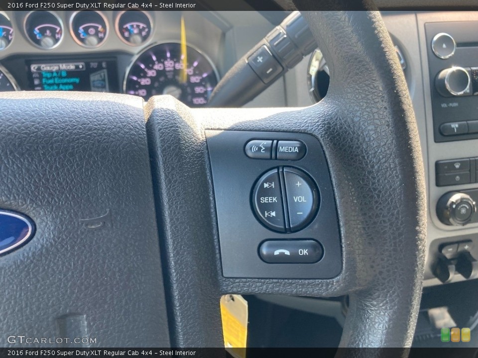 Steel Interior Steering Wheel for the 2016 Ford F250 Super Duty XLT Regular Cab 4x4 #144262918