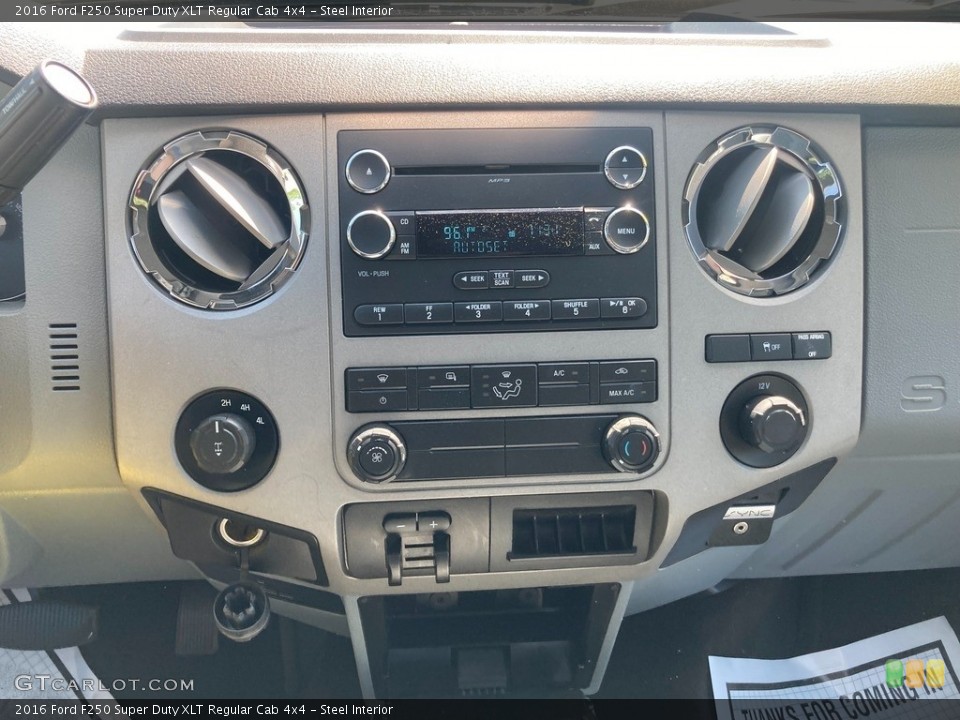 Steel Interior Controls for the 2016 Ford F250 Super Duty XLT Regular Cab 4x4 #144262933