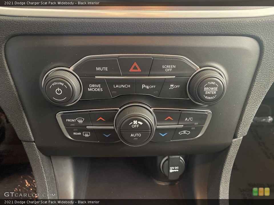 Black Interior Controls for the 2021 Dodge Charger Scat Pack Widebody #144263893