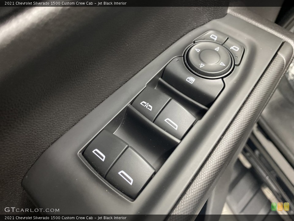Jet Black Interior Controls for the 2021 Chevrolet Silverado 1500 Custom Crew Cab #144264157