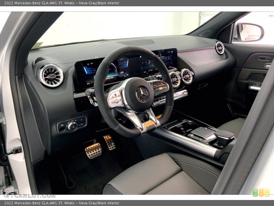 Neva Gray/Black 2022 Mercedes-Benz GLA Interiors