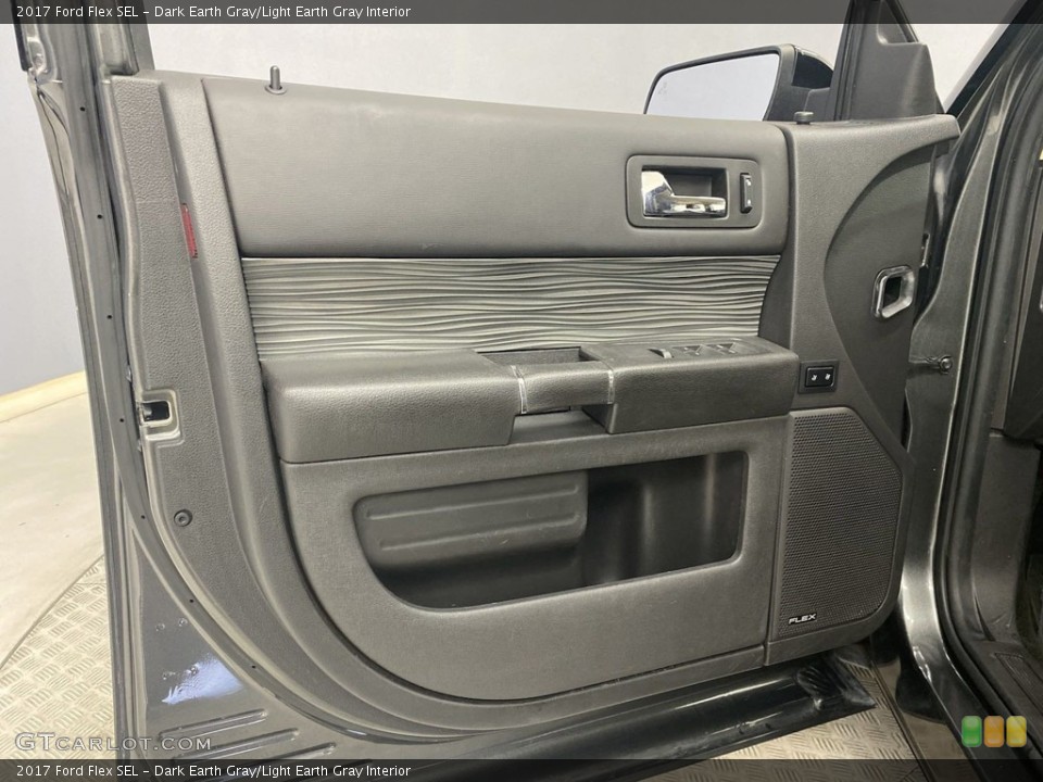 Dark Earth Gray/Light Earth Gray Interior Door Panel for the 2017 Ford Flex SEL #144267958